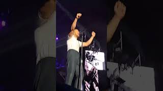 Dan Reynolds of Imagine Dragons did the Macarena during Sharks at TC Summer Fest in Minneapolis, MN