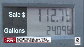 Gas prices jump 26 cents in one week, Utah governor blames supply