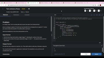 Tom and Jerry Chase   Problems codechef 77