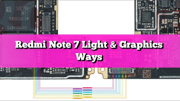 Redmi Note 7 LCD Light Ways | Redmi Note 7 Graphics Ways | Redmi Note 7 LCD Light Jumper