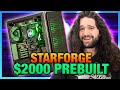 2000 starforge prebuilt gaming pc review horizon ii ultra benchmarks