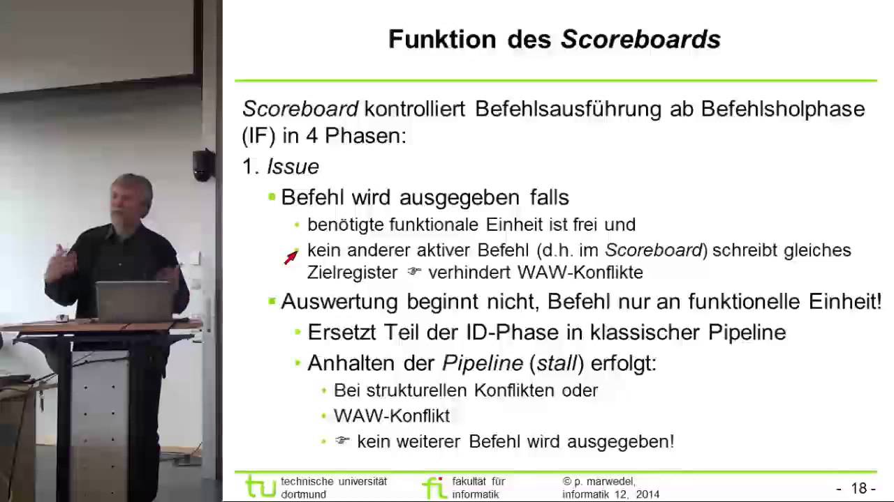 Vorlesung 10: Booth-Multiplikation, Gleitkomma, out-of-order execution