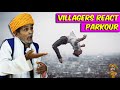 Villagers React To Parkour ! Tribal People React To Parkour