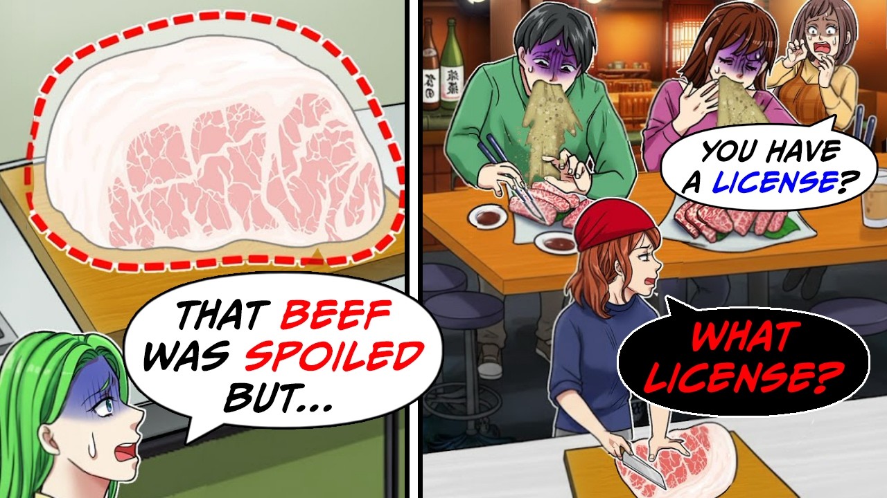 A thief mother stole raw beef and brushed it off by claiming the meat was spoiled anyway