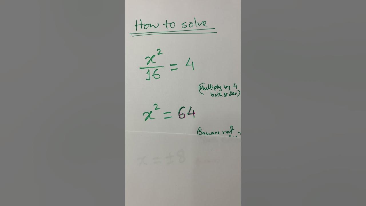 shorts-maths-how-to-solve-x-2-16-4-youtube
