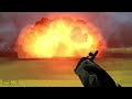 Experiment missile and nuclear bomb in gmod