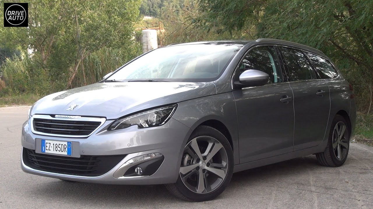 Peugeot 308 SW 1.6 eHDI EAT6 Allure Prova su Strada Peugeot 308 SW 1.6 eHDI EAT6 Allure Prova su Strada