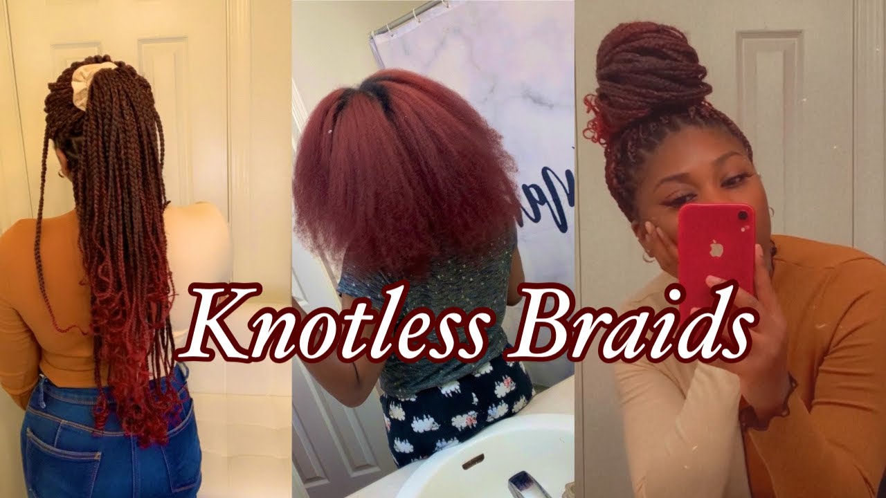 Diy Knotless Braids (Crochet Method) Beginner Friendly YouTube