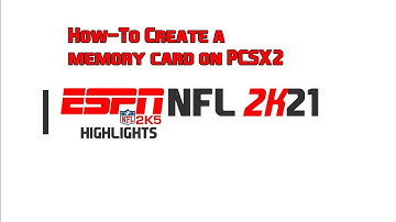 PCSX2 | How-To Create/Format a new memory card