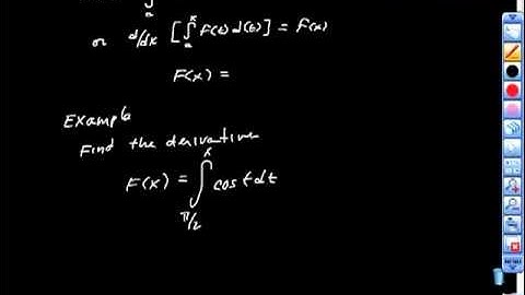 Ap Calculus ab Use the Second Fundamental Theorem of Calculus #2