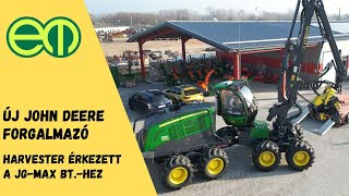 GÉPBEMUTATÓ - MÁRCIUS 21-22.! Megérkezett az első John Deere harvester a JG-Max Bt. telephelyére