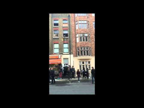 Attempted Eviction of Squatters in London
