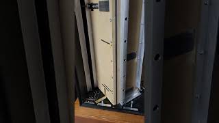 looking behind the True Mirror.  Unpacking, tightening and adjusting