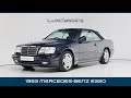 LUX CLASSICS 1993 MERCEDES BENZ E320 SPORTLINE CABRIOLET  - SOLD