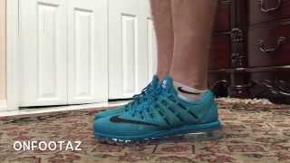Entrelazamiento pasado Experto Nike Air Max 2016 Blue Lagoon On Foot - YouTube