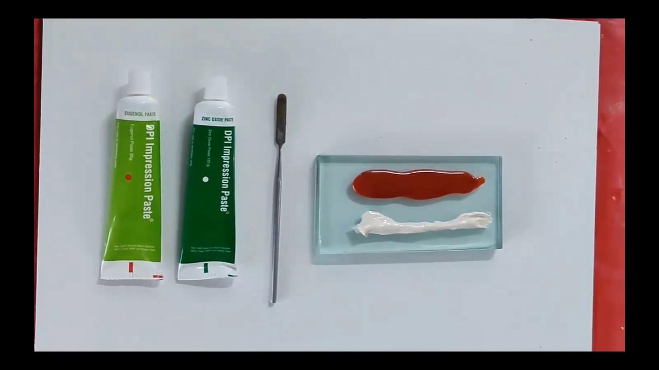 2 Demonstration Zinc Oxide Eugenol impression paste by Dr Aditya
