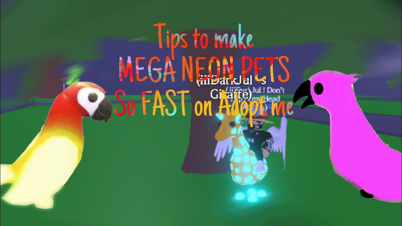 Mega Neon Pets Adopt Me - how to get a free legendary parrot pet in adopt me roblox adopt