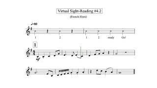 Virtual Sight Reading Level 4.2 (French Horn)