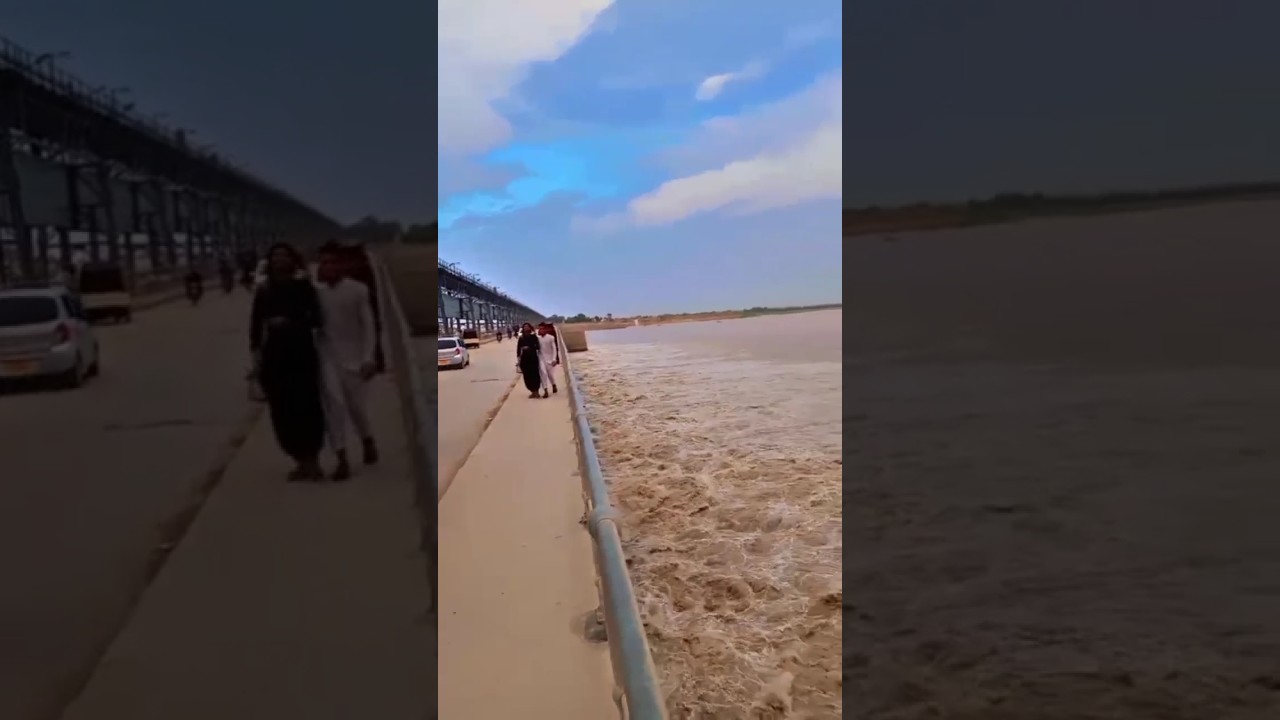 Indus river Jamshoro Bridge 