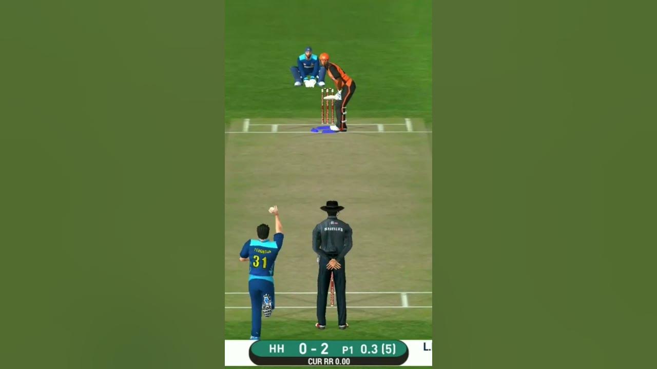 Loki fargusan vs Rahul Tripathi LBW OUTcricket like realcricket20 