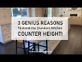 Kitchen countertop height 3 genius reasons to avoid the standard measurements