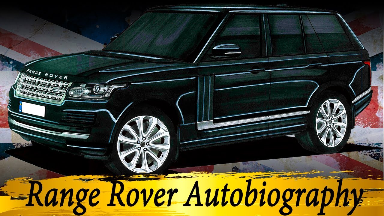 Малюю британську класику Range Rover Autobiography | How to draw a cool ...