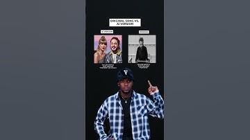 Original Song Vs Ai Version: Taylor Swift "Fortnight" (feat Post Malone) #shorts #music #taylorswift