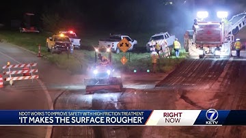 NDOT applies high-friction surface treatment to I-80 East 680 interchange