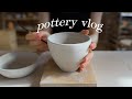 I Tried Pottery for the First Time *satisfying & relaxing*