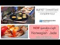 Norwegian Jade refurbished | Breakfast Buffet in Garden Café | Complete tour. DJI Osmo+