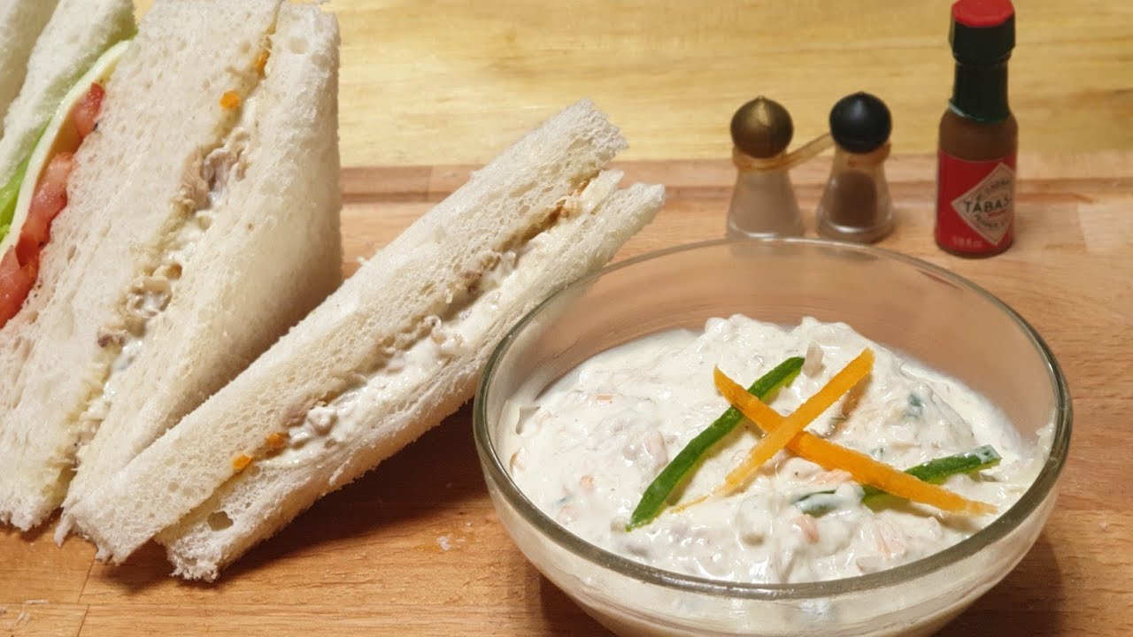 Chicken Spread Sandwich Recipe Homemade Chicken Mayo Spread YouTube
