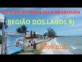 domingão pós dia mundial do turismo em praia seca Araruama-RJ