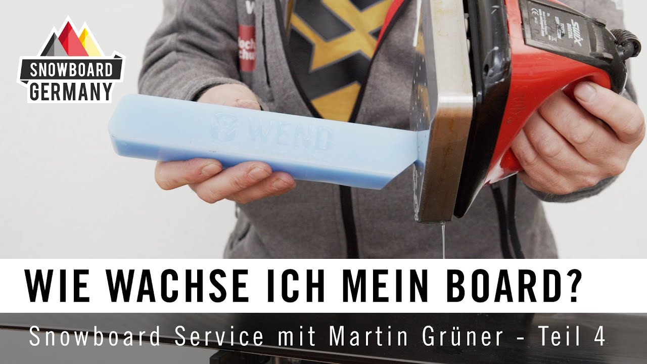 Wie wachse ich ein Snowboard? - Tutorial mit Weltcup Servicemann Martin  Grüner (SVD) 