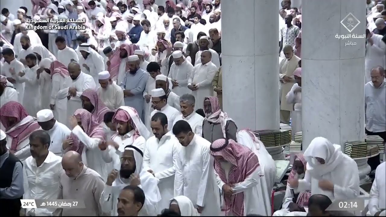 الشفع والوتر للشيخ علي الحذيفي ليلة 27 رمضان 1445هـ