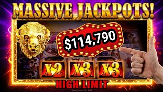 ⚠️$114,790 MASSIVE JACKPOTS on HIGH LIMIT - Buffalo Gold Slot! screenshot 1
