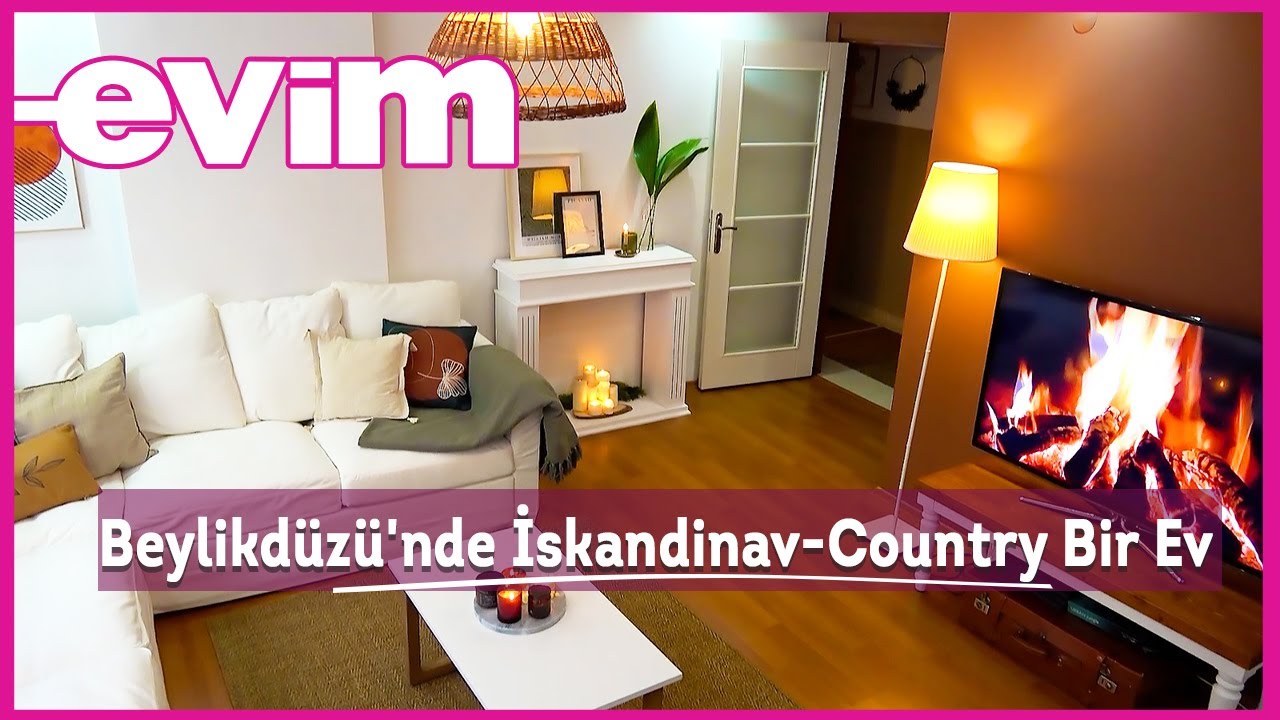 Beylikdüzü'nde İskandinav-Country Bir Ev | Evim ile Ev Turu