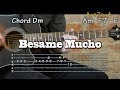 Besame Mucho - Guitar lesson, como tocar, レッスン , урок, табулатуры