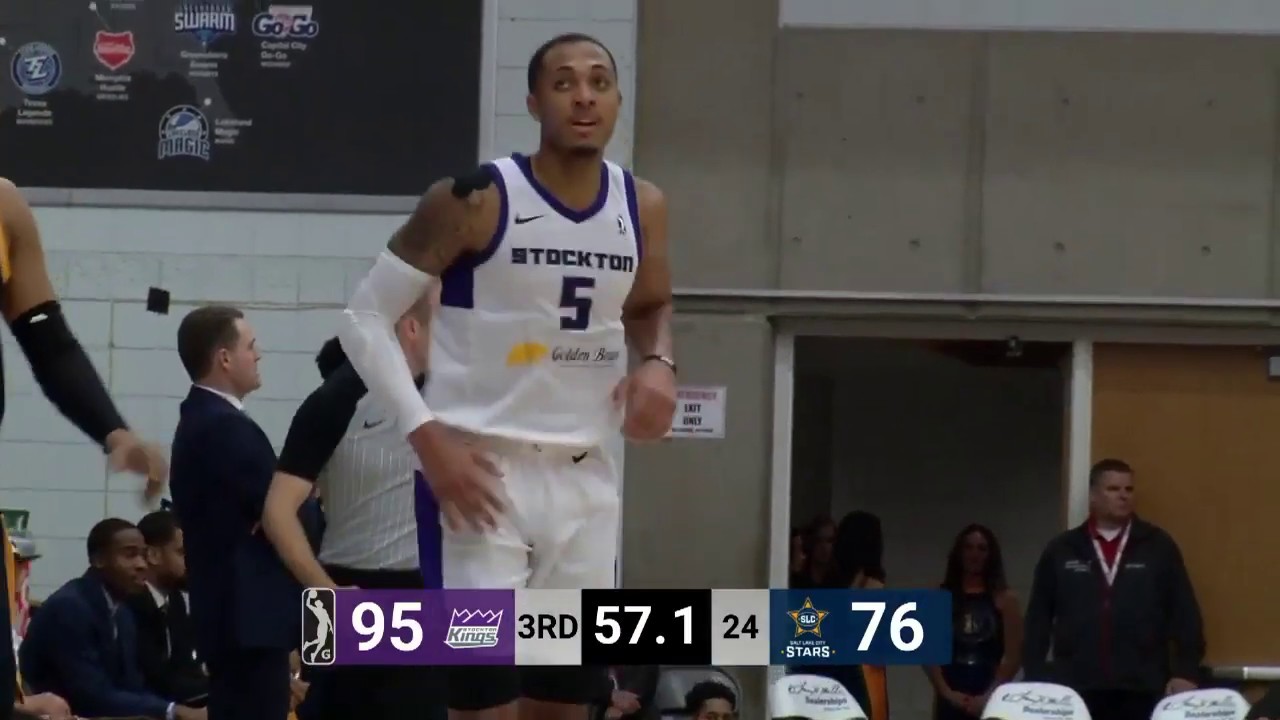 Cameron Reynolds Pours In Career-High 36 PTS, 7 REB, 3 BLK & 7 Triples In Stockton Kings Win