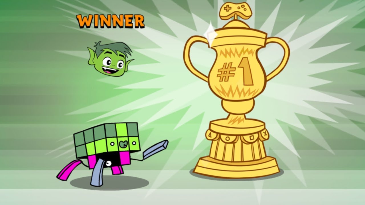 Teen Titans Go: Jump Jousts - Beast Boy Tramples The Competition (CN Games)