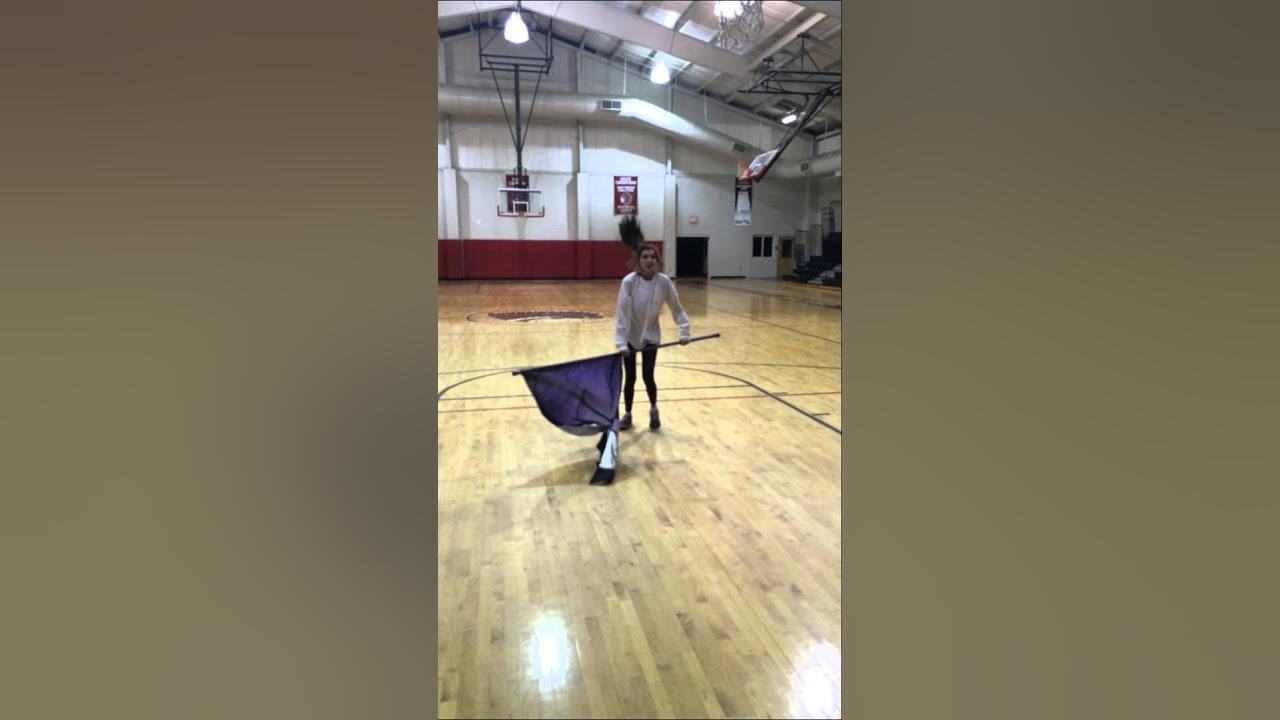 Color Guard Tryout Routine 2015 YouTube