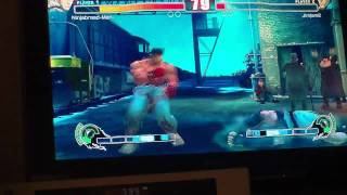 Street Fighter 4 Online Match Abel Vs Battle Damaged Ryu