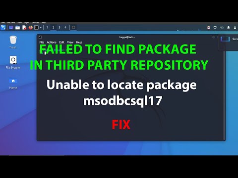 DEBIAN ERROR FIX: Unable to locate package msodbcsql17