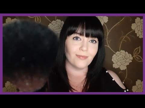 ASMR Face Brushing and Inaudible Whispered Positive Affirmations