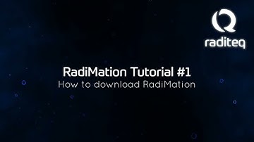 RadiMation Tutorial #1 - How to download RadiMation®