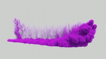 Purple Smoke Simulation 4K | Blender 2.8