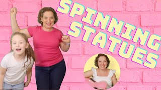 Preschool Music and Movement | Spinning Statues | Movement Activity for Kids