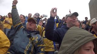 End of the WVU vs Baylor football game - 2014