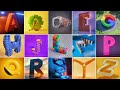 A to z alphabets animation 36days of type part 3