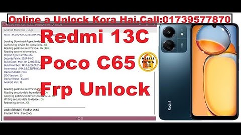Redmi 13C Frp Unlock By Android Multi Tool