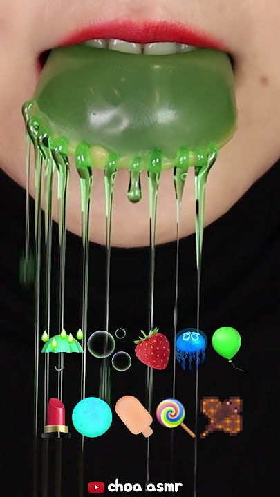 Satisfying honey wax candy honey jelly ASMR